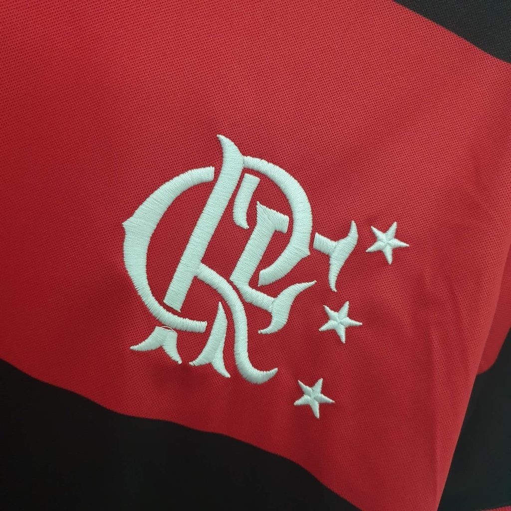 Trikot Flamengo Retro 1982 Vermelha e Preta - Adidas 
