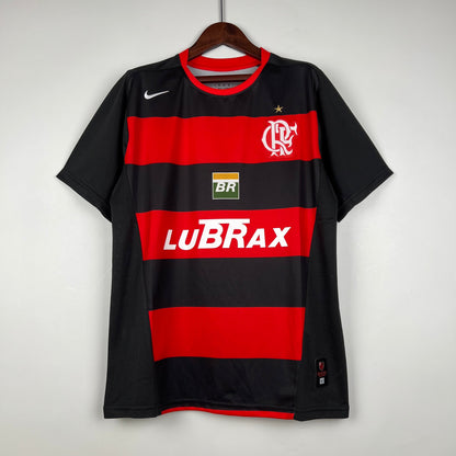Trikot Flamengo Retro 2002 Vermelha e Preta 