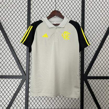 Trikot Flamengo Treino 24/25 Cinza Polo 