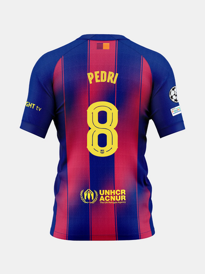 Heimtrikot FC Barcelona 25/26 #8 PEDRI 