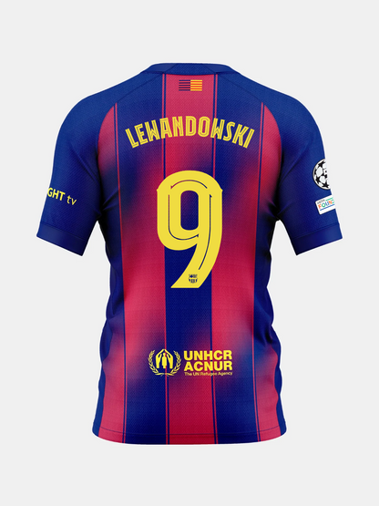 Heimtrikot FC Barcelona 25/26 #9 LEWANDOWSKI 
