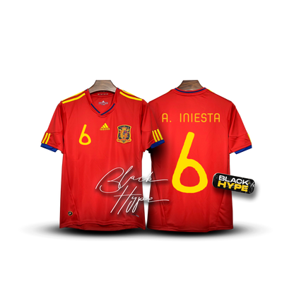 Jersey Iniesta Spanien 2010 Legende 