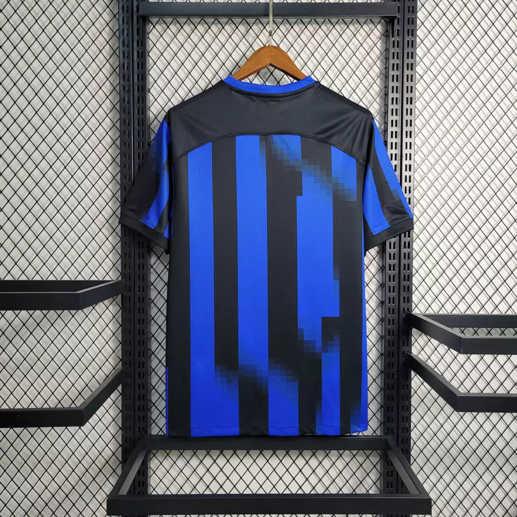 Trikot Inter de Milão Heim 24/25 s/n° Torcedor Masculina - Azul e Preto 