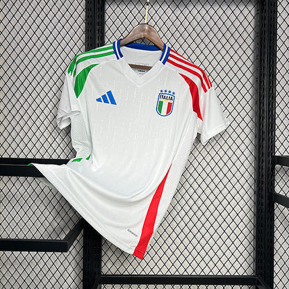 Auswärtstrikot Italien 24/25, Fanversion, Adidas – Weiß 