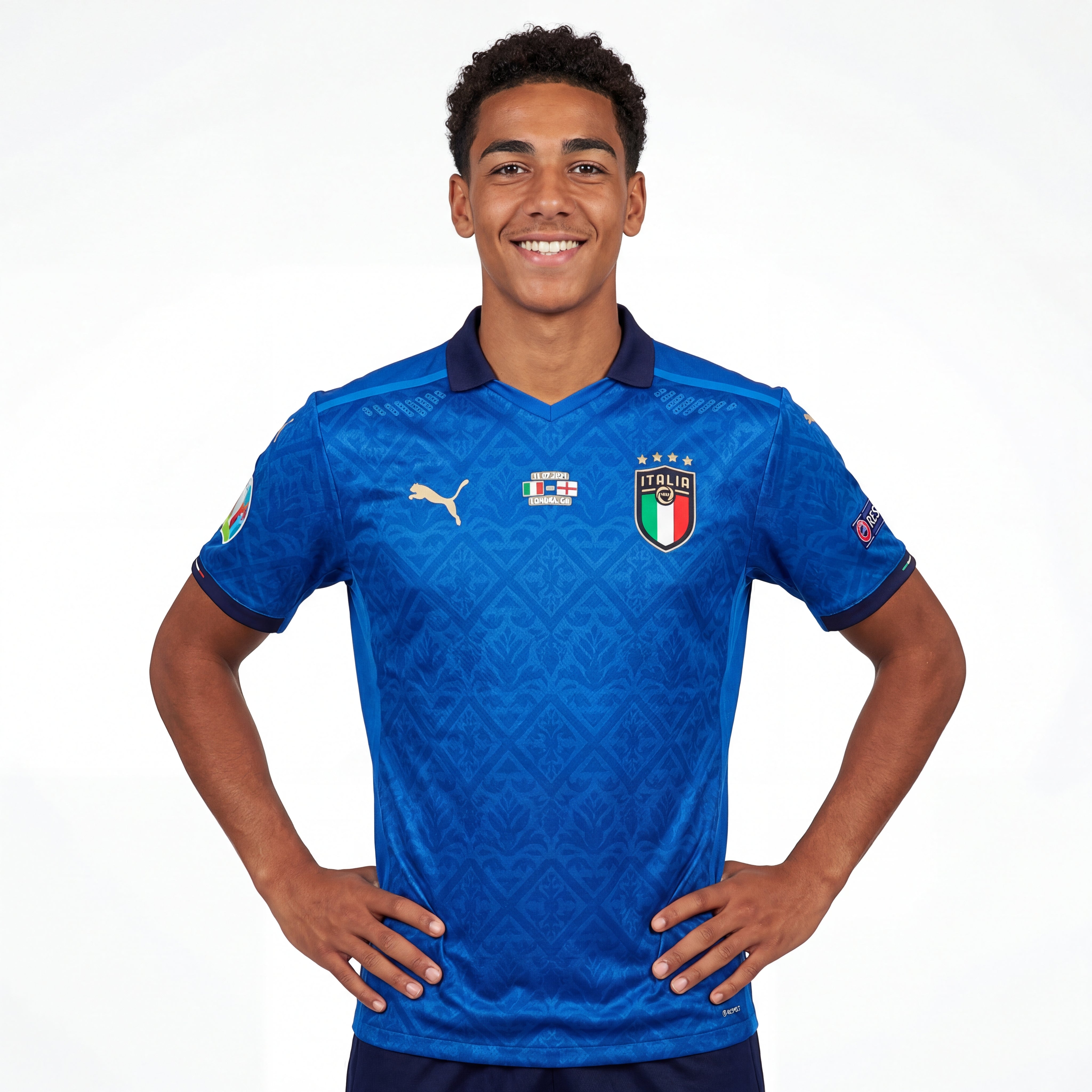 Jersey Italien [Finale Wembley] 2021 Puma - Blau 