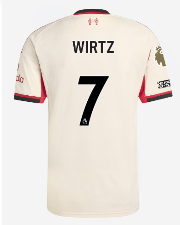 Liverpool Auswärtstrikot 25/26 #7 WIRTZ 
