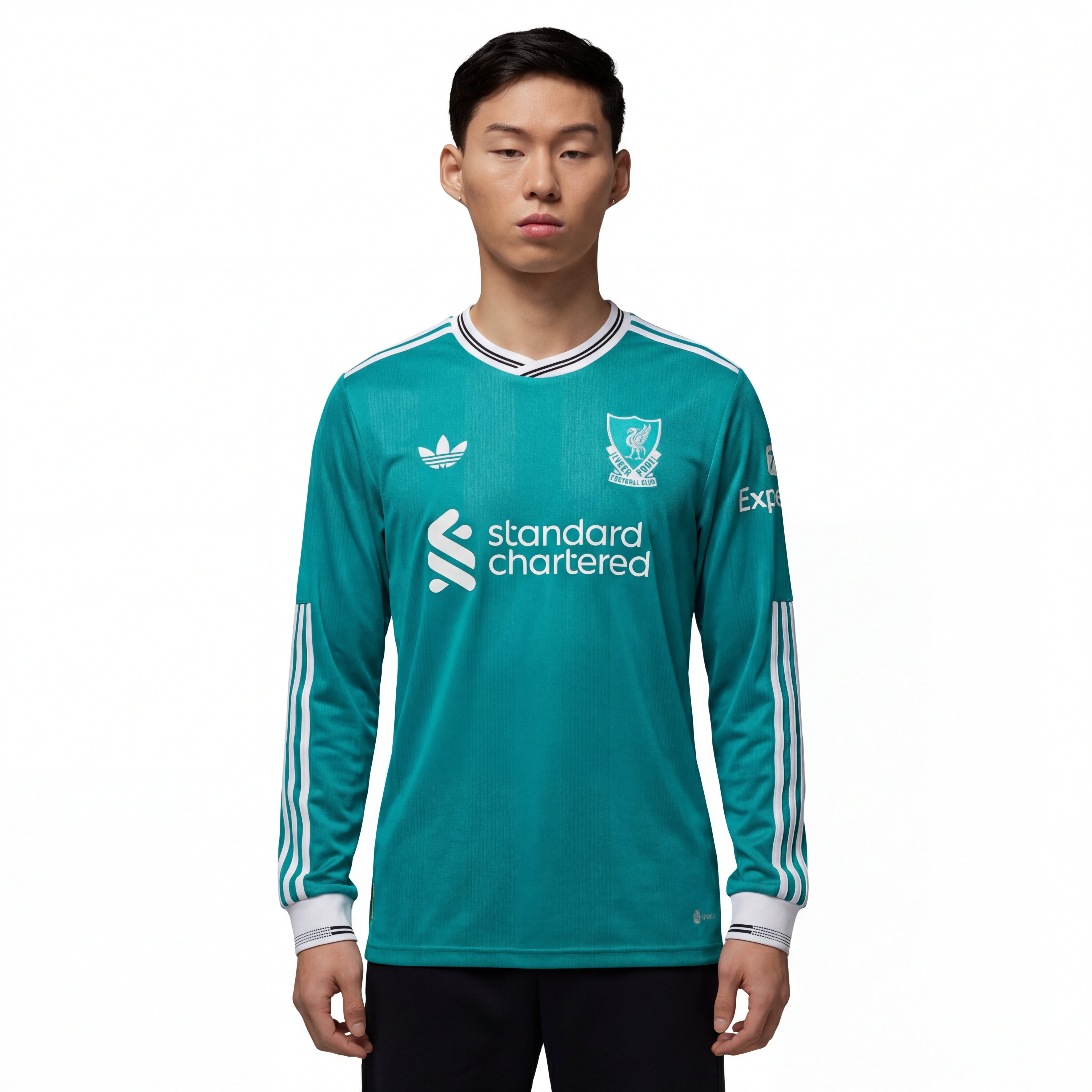 Liverpool-Trikot 25/26, drittes Spielertrikot, Langarm 