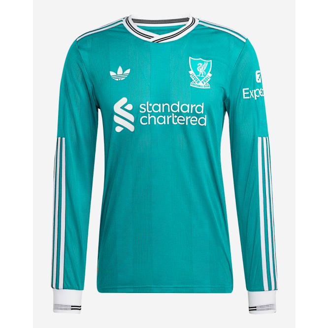Liverpool-Trikot 25/26, drittes Spielertrikot, Langarm 
