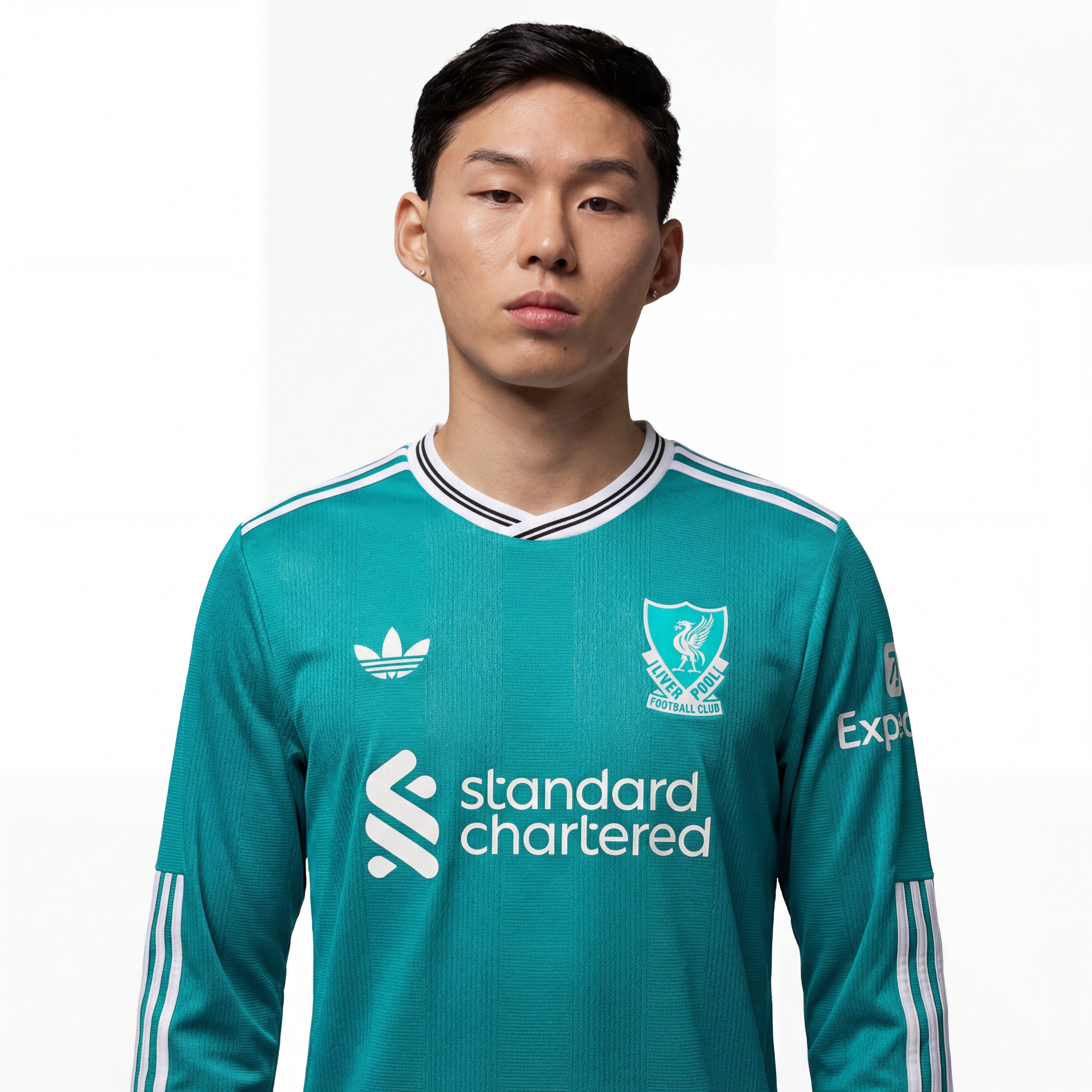 Liverpool-Trikot 25/26, drittes Spielertrikot, Langarm 