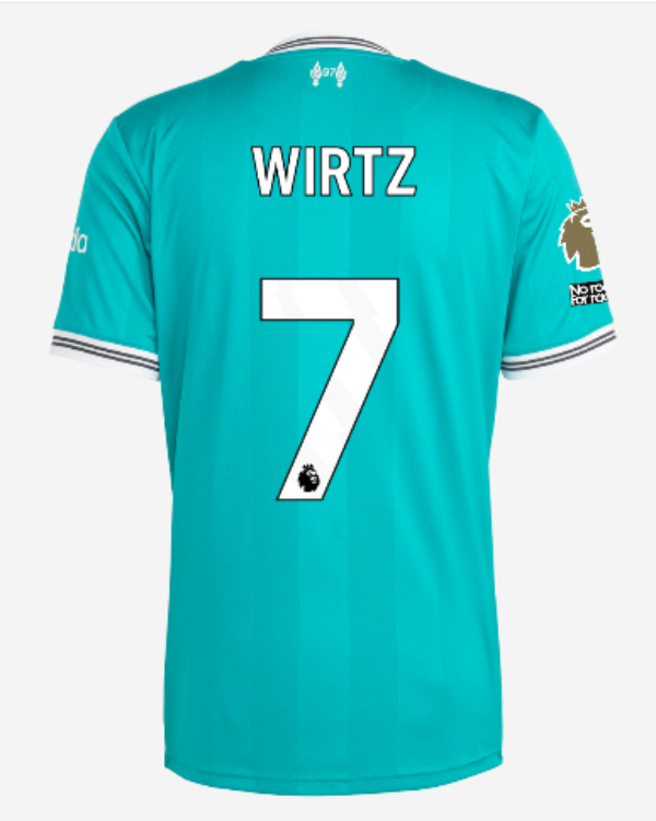 Liverpool-Trikot 25/26 Auswärtstrikot Nr. 7 WIRTZ 
