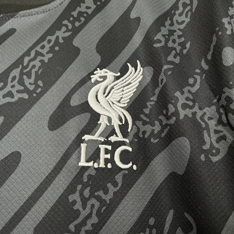 Trikot Liverpool Goleiro 24/25 Schwarz 