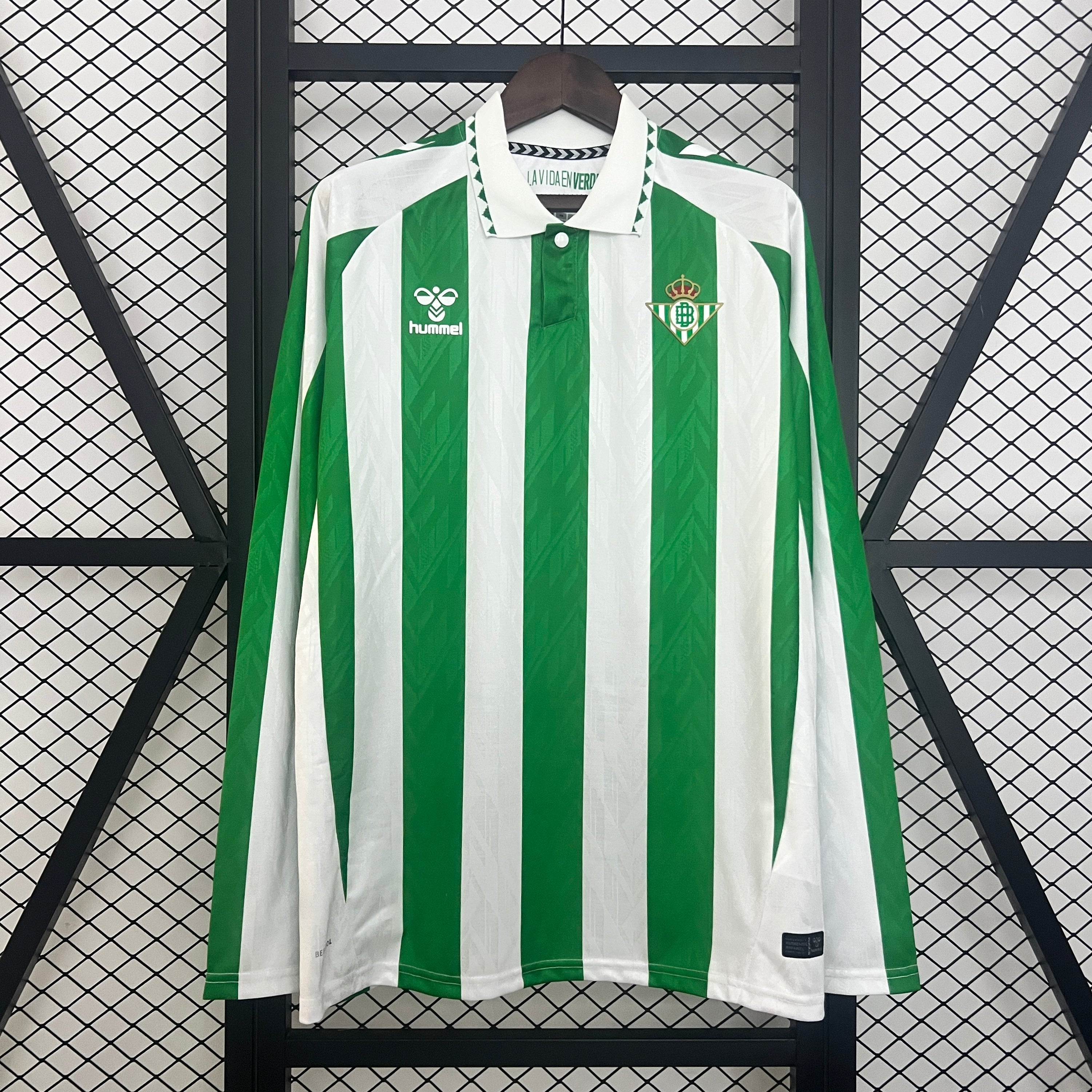 Real Betis Heimtrikot Langarm 24/25 