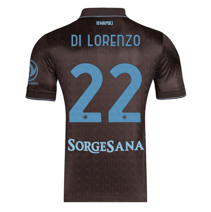 Trikot Napoli 25/26 Dritter #22 DI LORENZO 