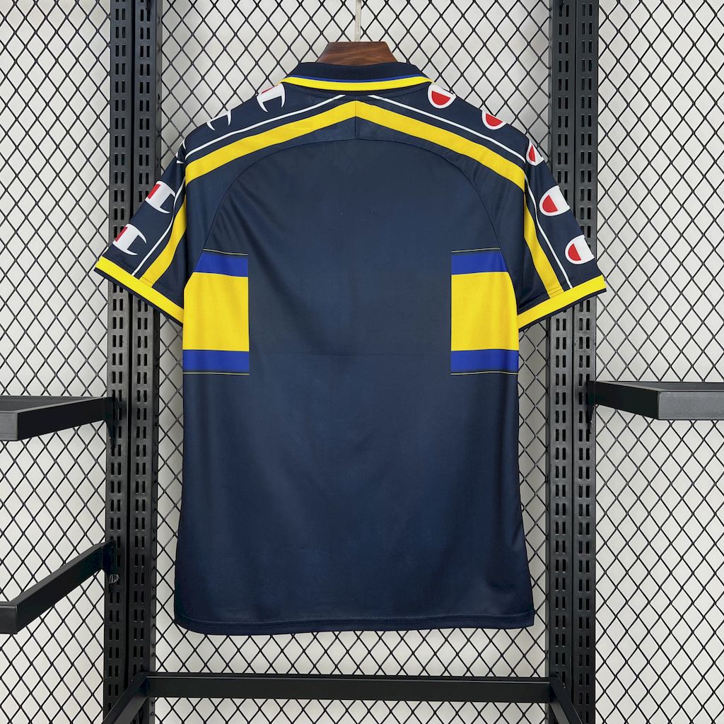 Trikot Parma Retro 1999/00 Away Azul e Amarela 