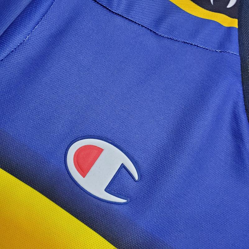 Trikot Parma Retro 2001/2002 Azul e Amarela - Champion 
