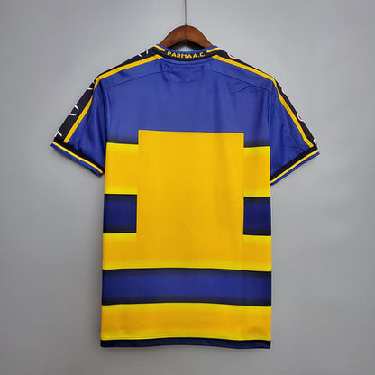 Trikot Parma Retro 2001/2002 Azul e Amarela - Champion 