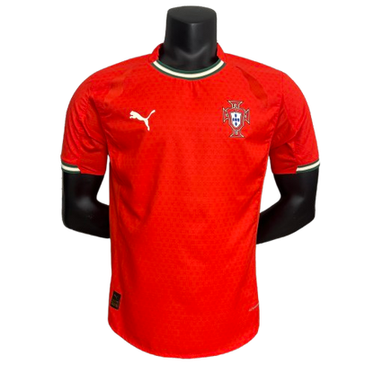 Red Puma Portugal 25/26 home player jersey front with crest