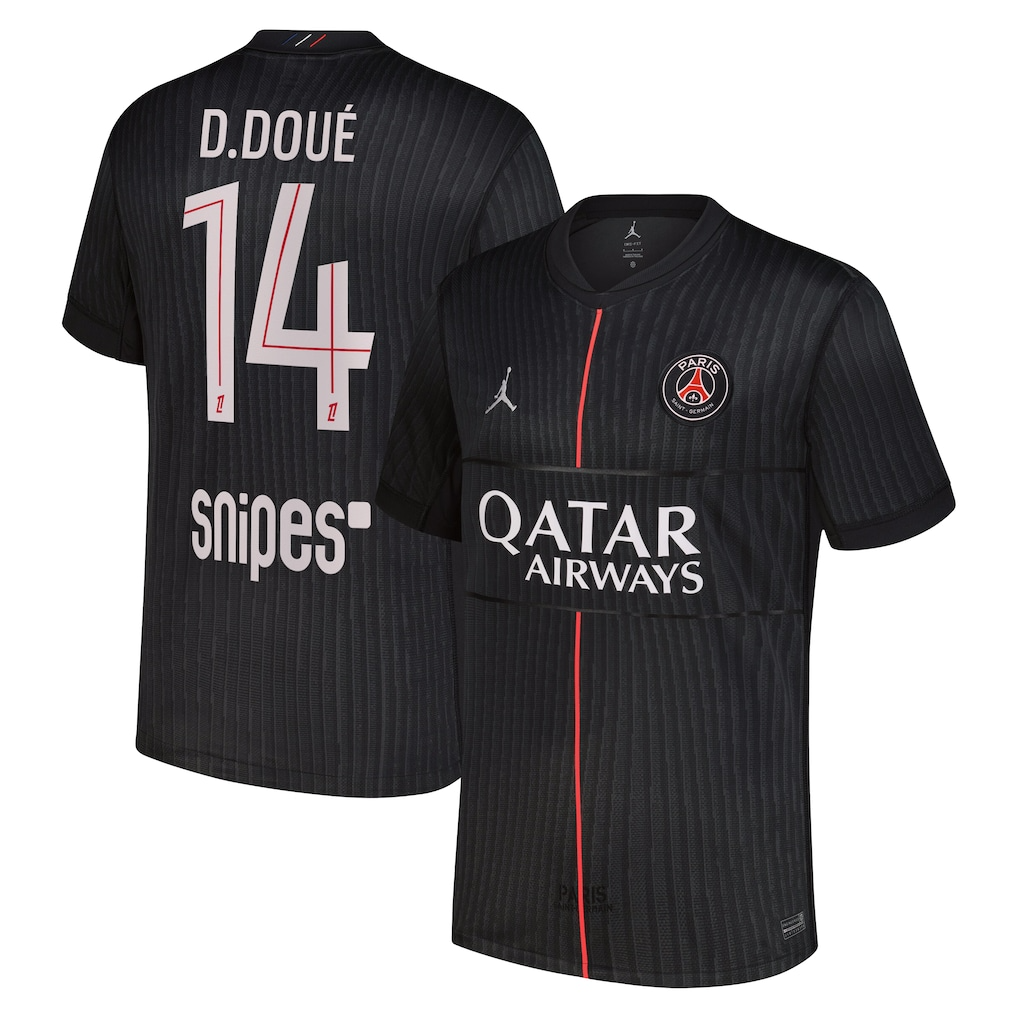 Trikot PSG 25/26 Vierter #14 D.Doué 