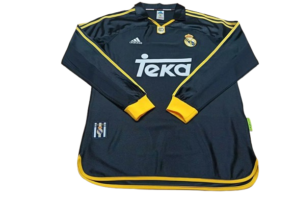 Real Madrid Trikot 99/00 Langarm - Auswärts Retro 