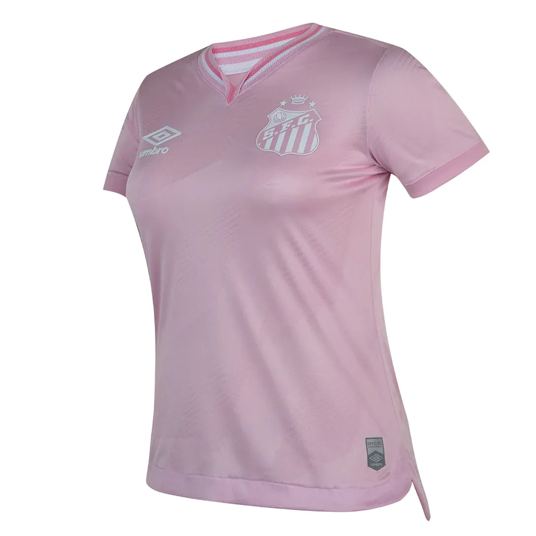Trikot Santos Feminina Outubro Rosa 24/25 - Rosa 