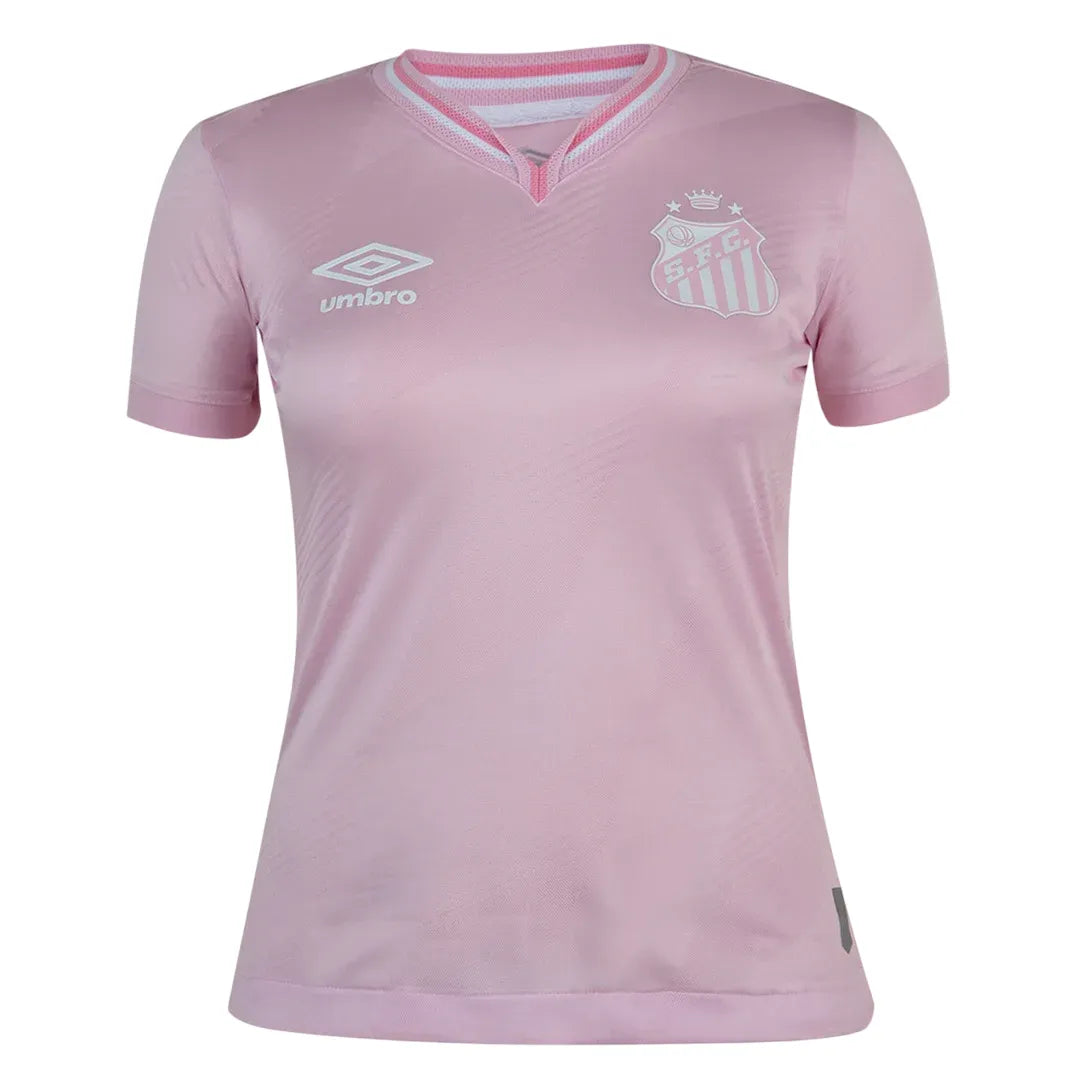 Trikot Santos Feminina Outubro Rosa 24/25 - Rosa 