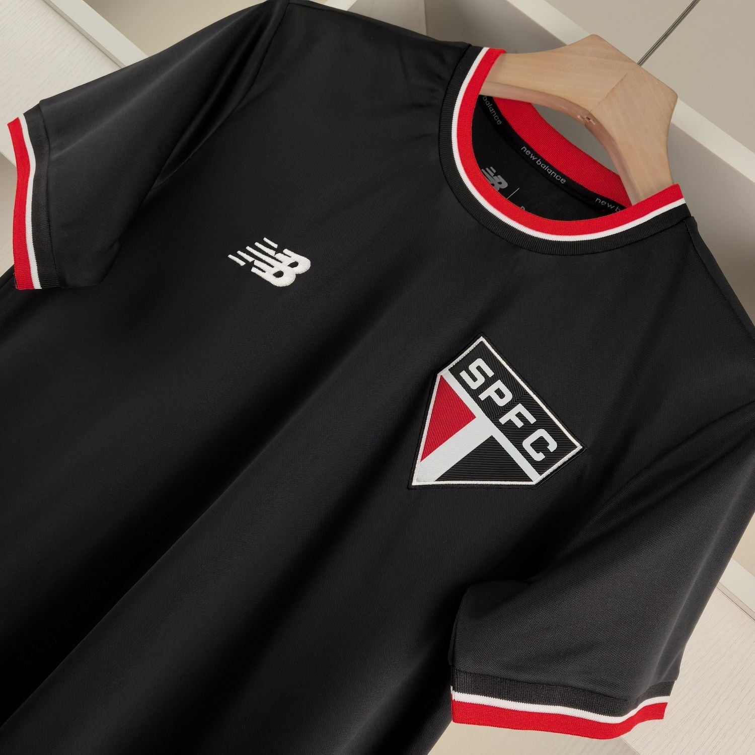 Jersey São Paulo Retrô - Preta 
