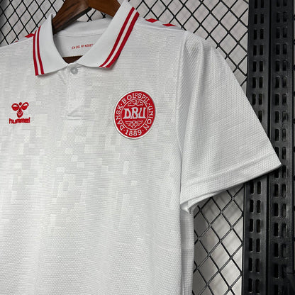 Trikot Seleção Dinamarca 24/25 – Auswärts – Branco 