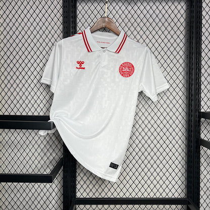 Trikot Seleção Dinamarca 24/25 – Auswärts – Branco 