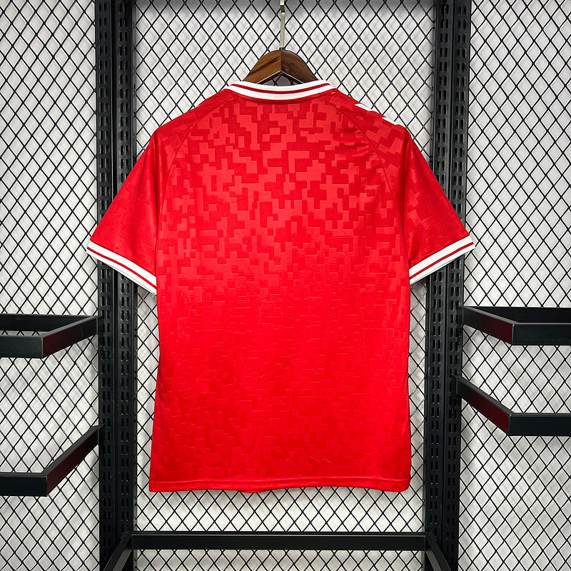 Trikot Seleção Dinamarca 24/25 - Heim - Vermelha 