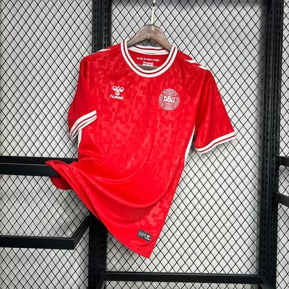 Trikot Seleção Dinamarca 24/25 - Heim - Vermelha 
