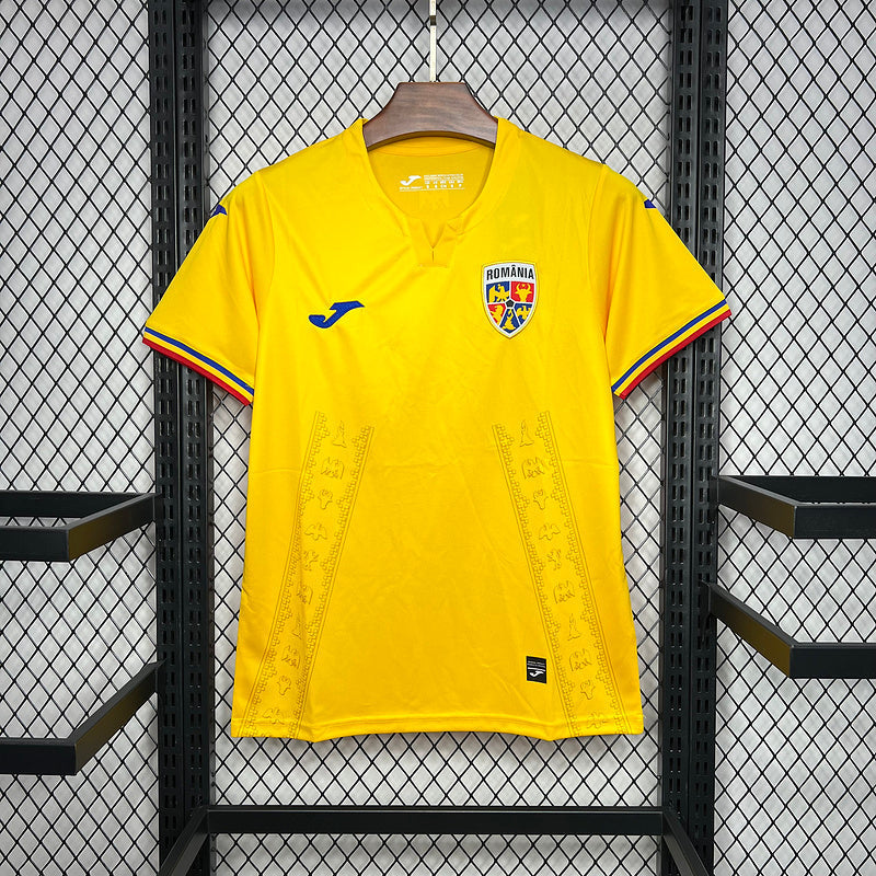 Trikot Seleção Rumänien l - 24/25 - Amarelo 