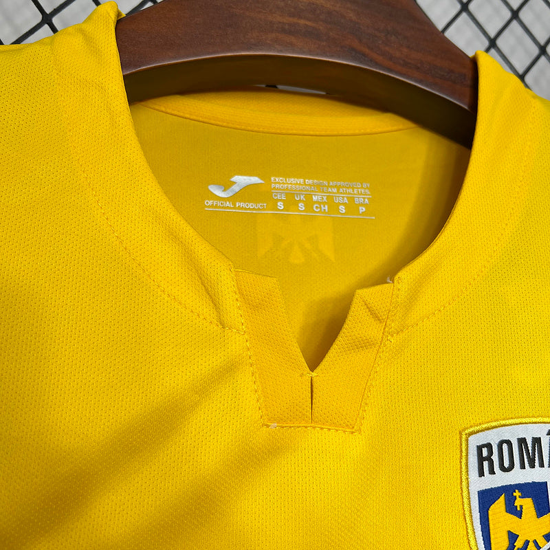 Trikot Seleção Rumänien l - 24/25 - Amarelo 