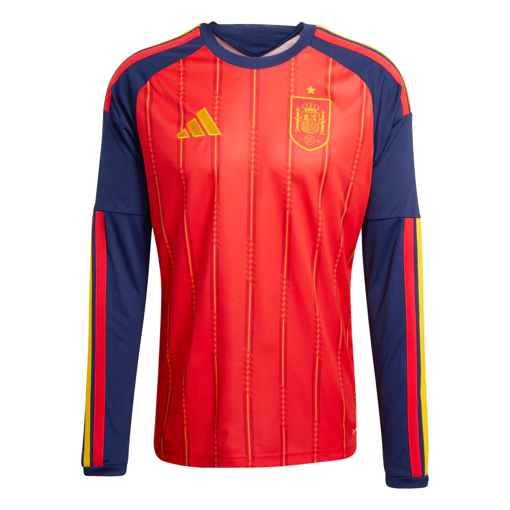 Trikot Spanien 2026 Home Longsleeve WorldCup 