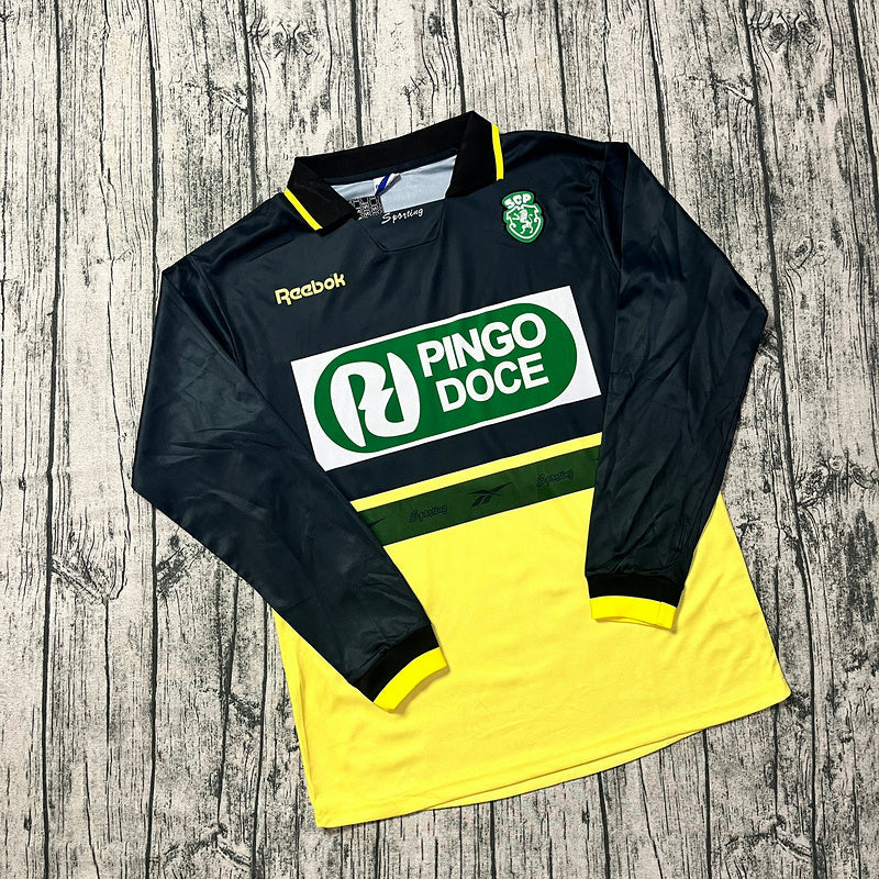 Jersey Sporting 99/00 Langarm - Auswärts Retro 