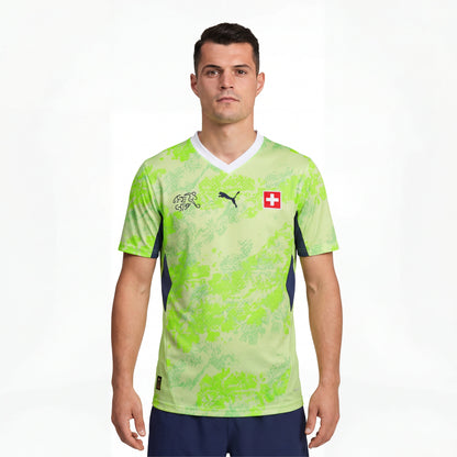 Auswärtstrikot der Schweiz für Spieler bei der Weltmeisterschaft 2026 
