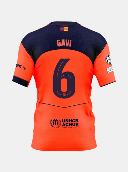 Trikot Dritter FC Barcelona 25/26 #6 GAVI 