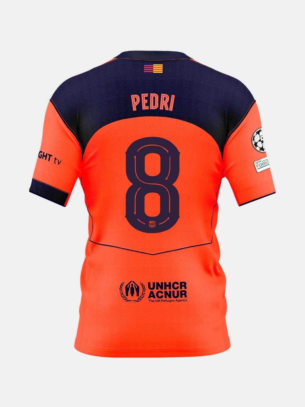 Trikot Dritter FC Barcelona 25/26 #8 PEDRI 
