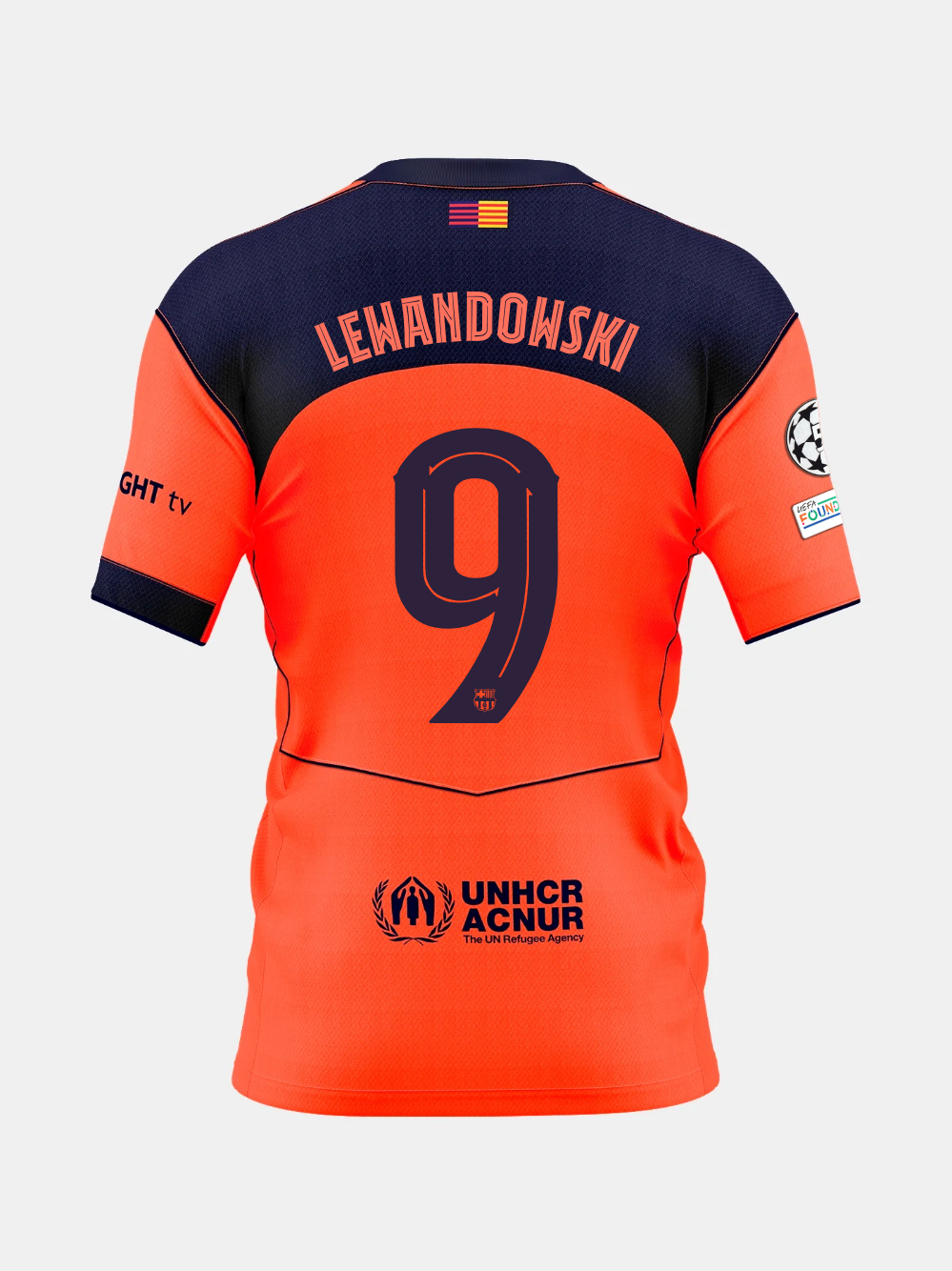 Trikot Dritter FC Barcelona 25/26 #9 LEWANDOWSKI 