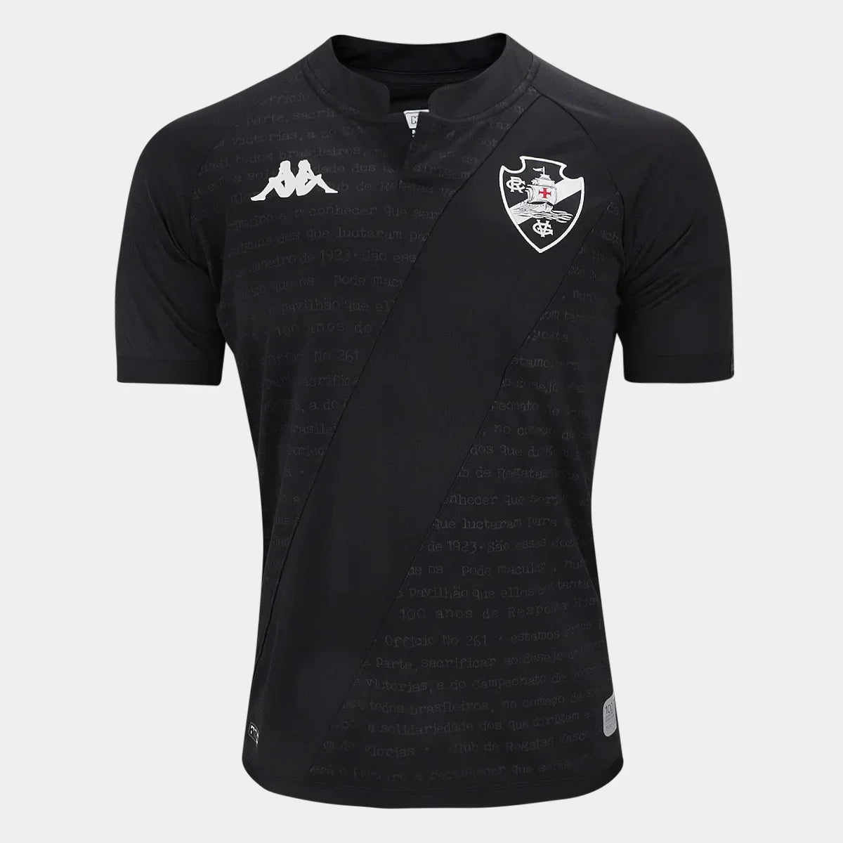 Trikot Vasco III 24/25 s/n° Kombat Jogador Kappa Masculina - Preto 