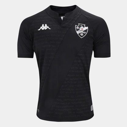 Trikot Vasco III 24/25 s/n° Kombat Jogador Kappa Masculina - Preto 
