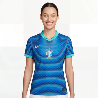 Jersey Damen Brasilien II 24/25 Nike - Gestreift 