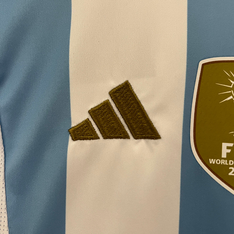 Kinder Argentinien 24/25 Adidas - Azul 
