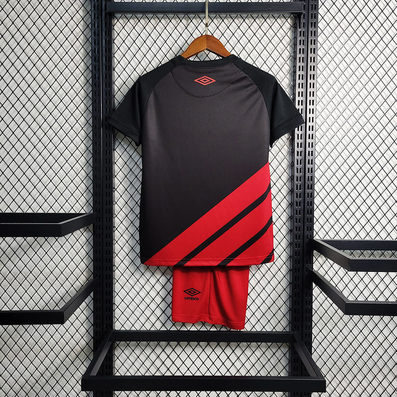 Kinder Athletico Paranaense ll 2023∕24 Preto-Vermelho 