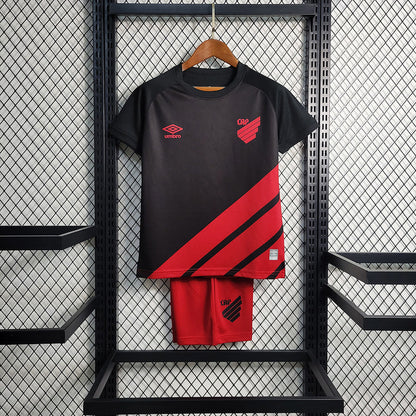 Kinder Athletico Paranaense ll 2023∕24 Preto-Vermelho 