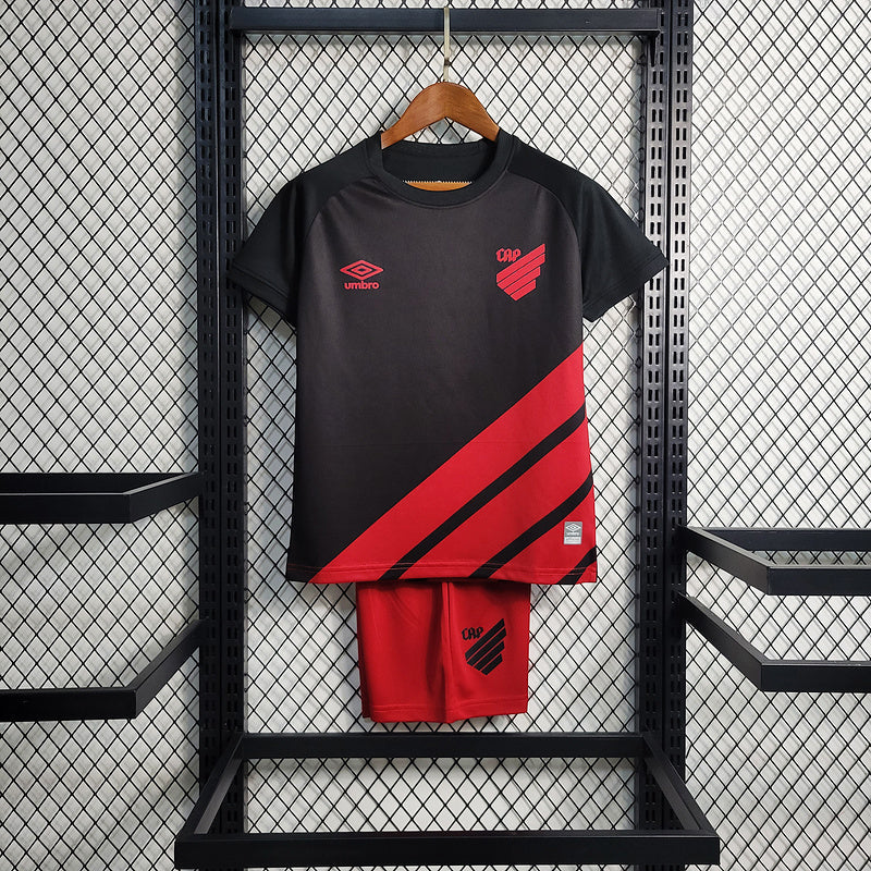 Kinder Athletico Paranaense ll 2023∕24 Preto-Vermelho 