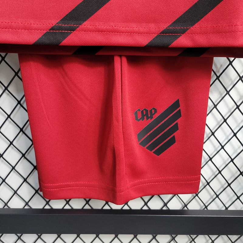 Kinder Athletico Paranaense ll 2023∕24 Preto-Vermelho 
