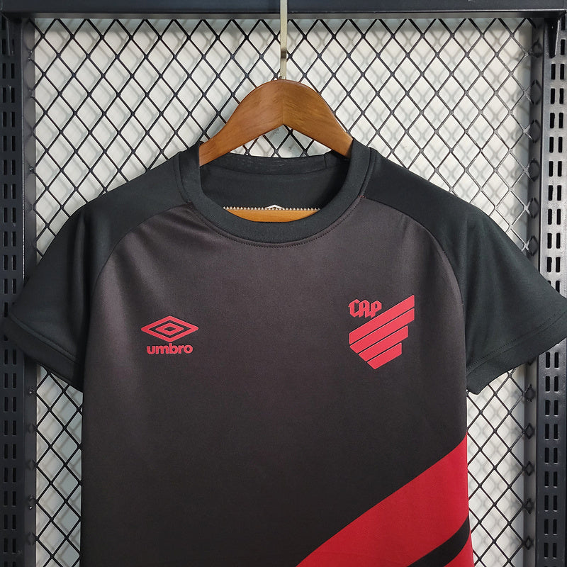 Kinder Athletico Paranaense ll 2023∕24 Preto-Vermelho 