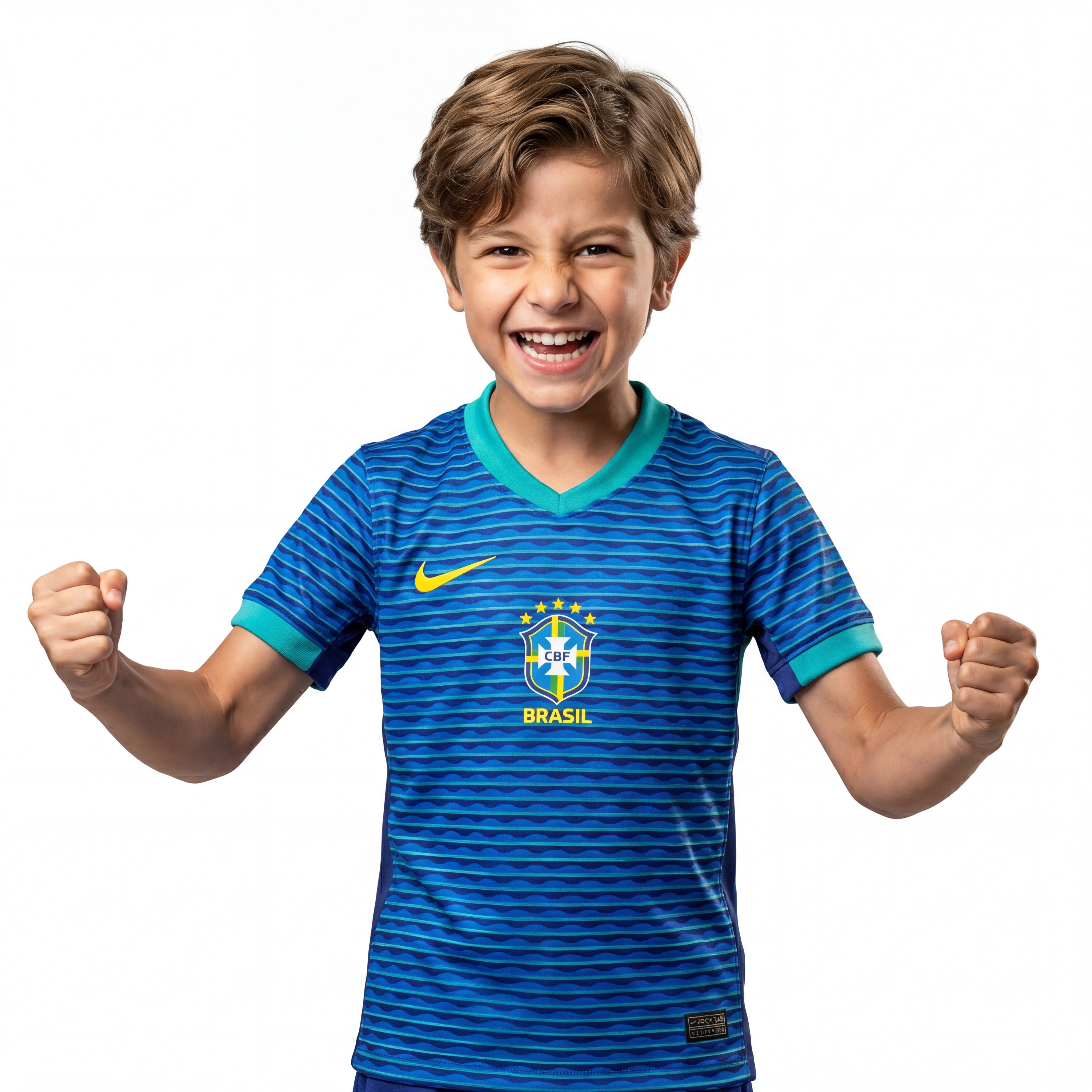 Kinder Brasilien II 24/25 Gestreift 