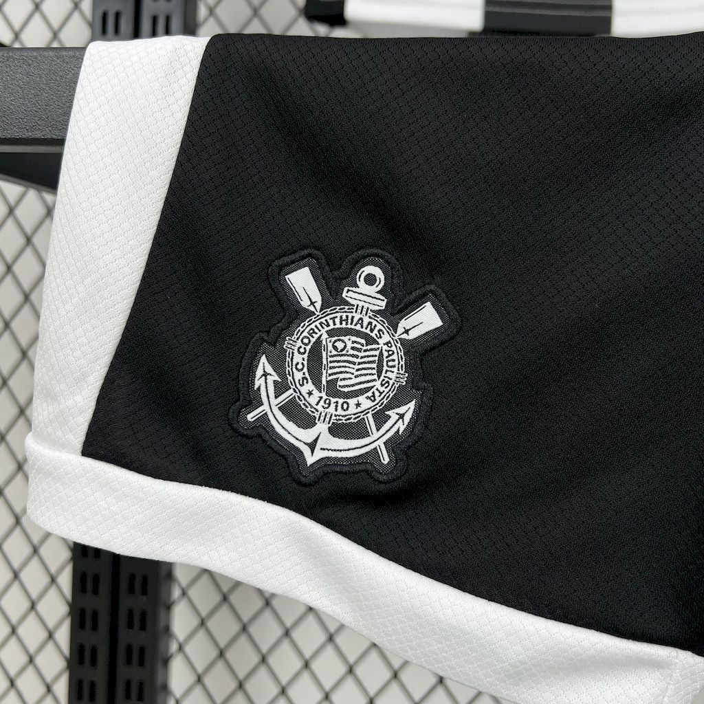 Kids Corinthians 24/25 Third – Preto e Branco 