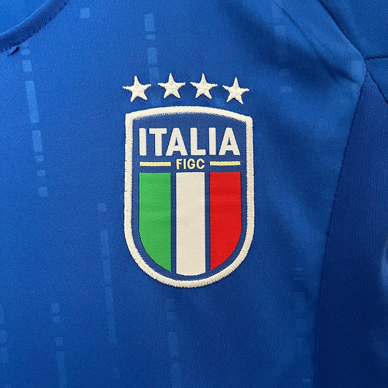 Adidas Kinder Italien 24/25 - Blau 